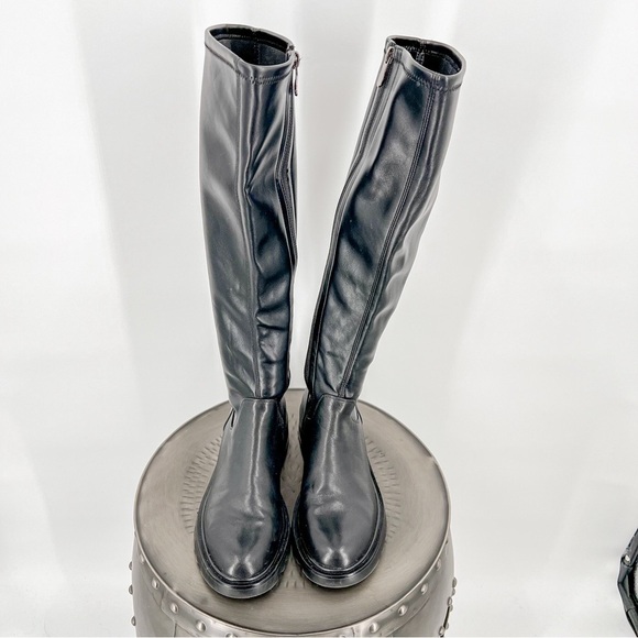 Black NL Collection Over the Knee Boots - Picture 3 of 12